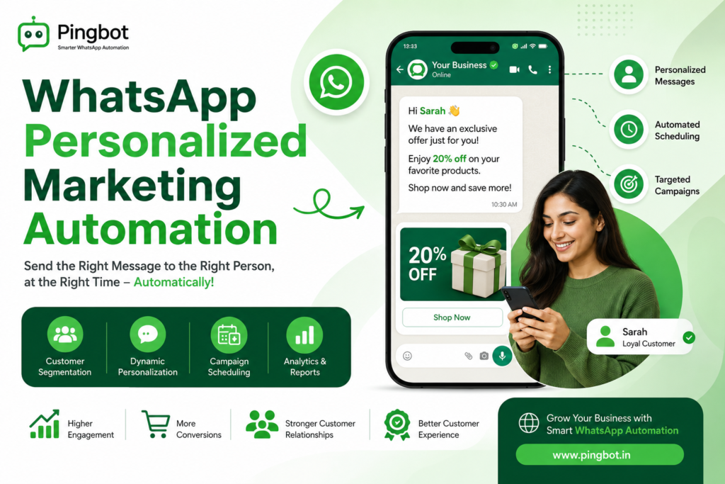 whatsapp personalized marketting automation